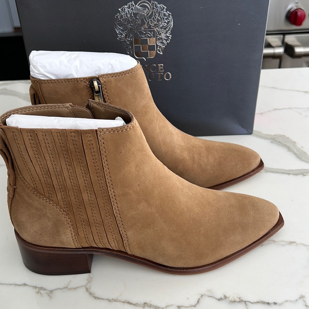 NWT Vince Camuto Suede Booties